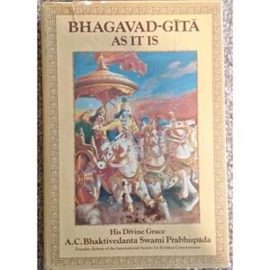 Bhagavad-Gita As It Is — Hardcover (1972 Abridged Edition)